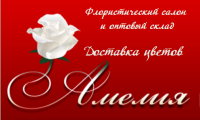 Логотип Флористический салон и оптовый склад "Амелия" г. Хмельницкий