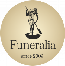 Логотип Funeralia, международные перевозки умерших г. Хмельницкий