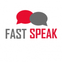 Логотип Fast Speak, школа разговорного английского языка г. Нур-Султан
