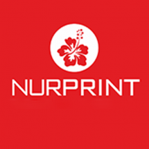Логотип NURPRINT, полиграфическая компания г. Астана