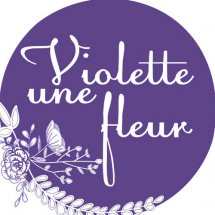 Логотип Violette une fleur, цветочный салон г. Алматы