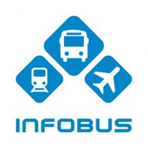 Логотип Infobus, онлайн сервіс для пошуку і купівлі квитків м. Львів