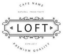 Логотип Loft cafe м. Луцьк