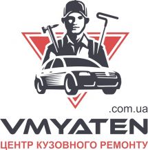 Логотип Vmyaten, видалення вм'ятин без фарбування м. Львів