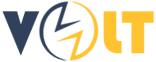 Логотип VOLT, інтернет-магазин автомобільних акумуляторів м. Одеса