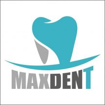 Логотип Maxdent, стоматологія м. Тернопіль