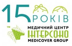 Логотип Інтерсоно, медичний центр м. Львів