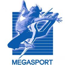 Логотип Megasport, сеть магазинов спортивной одежды и обуви г. Хмельницкий