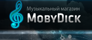 Логотип Moby Dick, магазин рок аксессуаров г. Винница