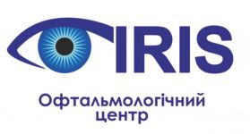 Логотип Ірис, оптика м. Полтава