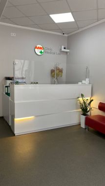 Логотип AMG clinic medical lab, медичний центр м. Харків