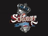 Логотип Schwager, барбершоп м. Львів