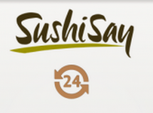 Логотип SushiSay, служба доставки готових страв м. Одеса