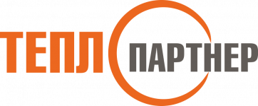 Логотип ТЕПЛОПАРТНЕР, системи опалення м. Тернопіль