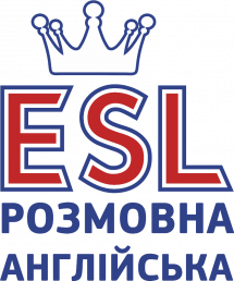Логотип ESL, курси розмовної англійської мови м. Дніпро