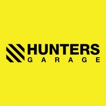 Логотип Hunters Garage, станція технічного обслуговування м. Київ