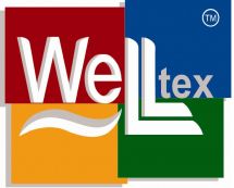 Логотип "Веллтекс-Хмельницкий" магазин "Швейный супермаркет" г. Хмельницкий