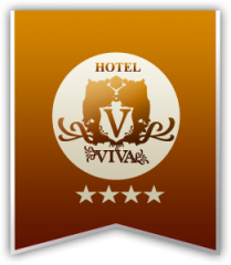 Логотип VIVA, готель м. Харків