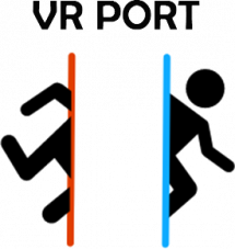 Логотип Vr port, клуб віртуальної реальності м. Львів