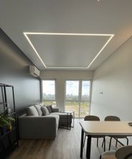 Еліпс, натяжні стелі фото