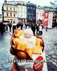 Bubble waffle, кав'ярня фото