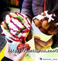 Bubble waffle, кав'ярня фото