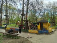 Джунгли, веревочный парк фото