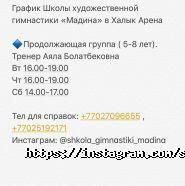 Мадина, сеть школ художественной гимнастики фото