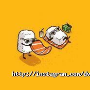 Два пірати, доставка суші і пива фото