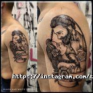 B&w, тату салон фото