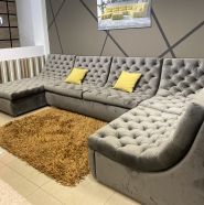 Три дивани, меблевий салон фото