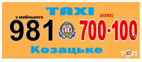 981 / 700-100, такси Казацкое фото