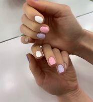 Акварель, манікюр і педикюр фото
