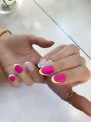 Акварель, манікюр і педикюр фото