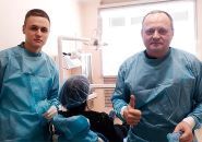 Олег Блохин, имплантация зубов фото