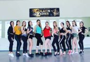 Логотип Golden Ladies, школа черлідінг і танців м. Черкаси