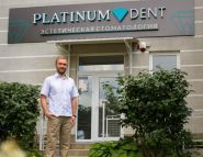 Логотип Platinum dent, эстетическая стоматология г. Одесса