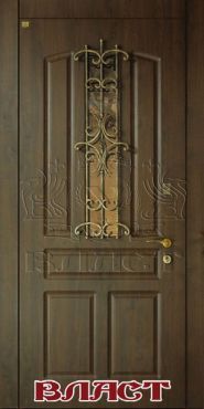 Власт, броньовані двері за індивідуальним проектом фото
