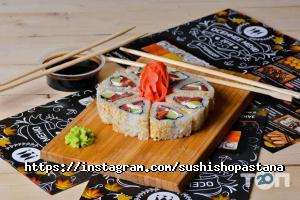 Доставка пиццы, суши и обедов Sushi shop фото