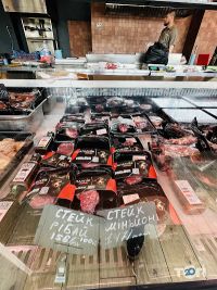 Супермаркети, продуктові магазини М'ясо фото
