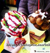 Кав'ярні та кондитерські Bubble waffle фото