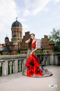 VIP evening dress by Iryna Bolhan fashion group Чернівці фото