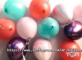 Оформлення залу, доставка квітів Mr. Balloon фото