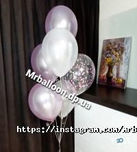 Оформление зала, доставка цветов Mr.Balloon фото