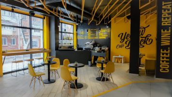 Yellow Black Cafe, кафе фото