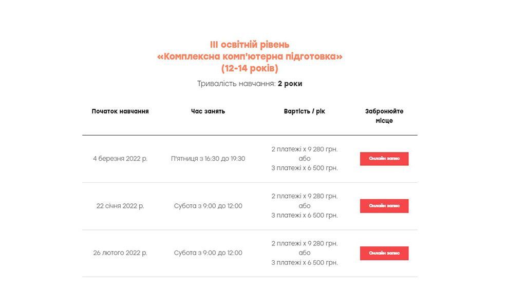 IT-курси для детей во Львове: цены, программа обучения, особенности