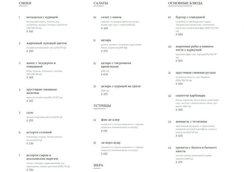 Киев как на ладони: список популярных ресторанов столицы с панорамным видом