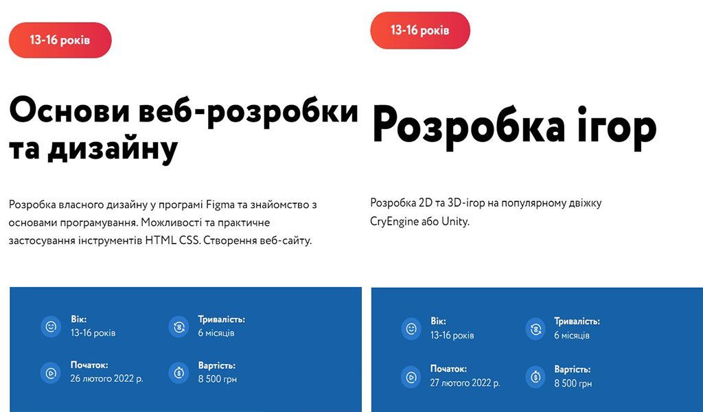 IT-курси для детей во Львове: цены, программа обучения, особенности