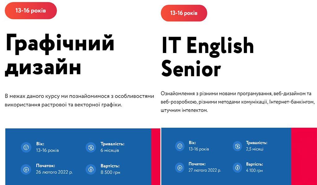 IT-курси для детей во Львове: цены, программа обучения, особенности
