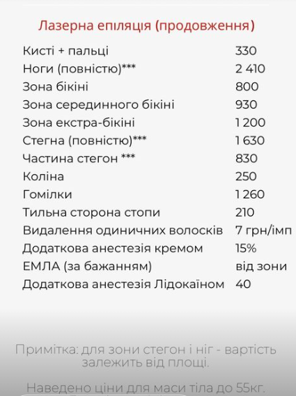 Где сделать лазерную эпиляцию в Виннице до лета? Обзор центров и прайс